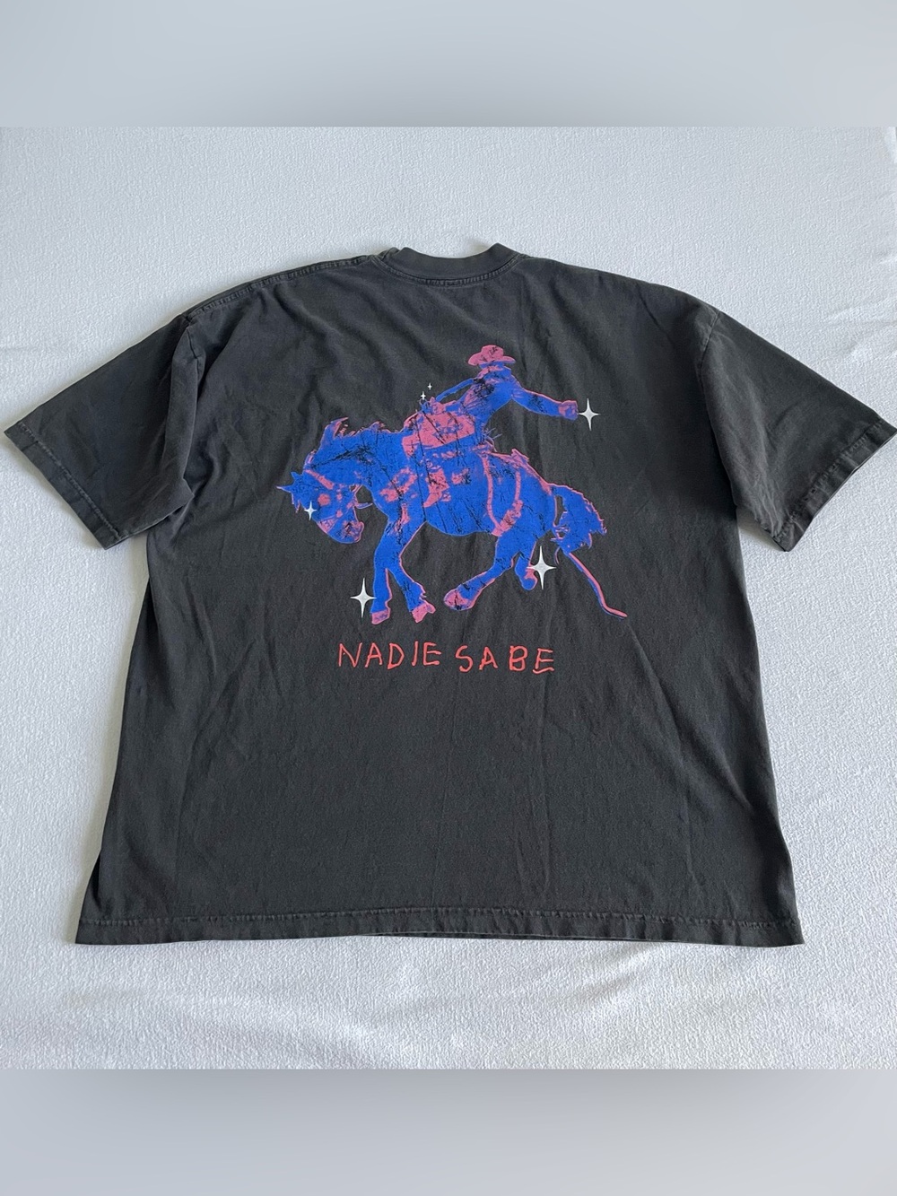 Bad Bunny Nadie Sabe Most Wanted Tour Shirt 2023 Cowboy Size XL Concert Fest io